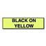 Brother P-Touch 1" Standard Laminated - Black on Yellow - 26.2 ft